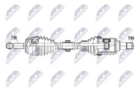 Nty NPW-TY-235 Antriebswelle Vorne Links