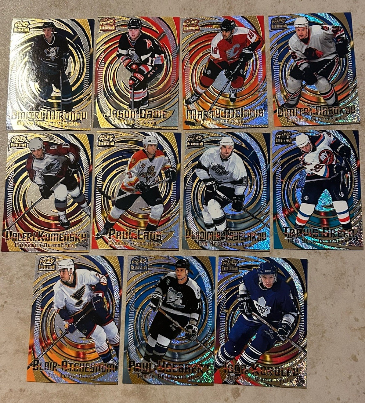 1997-98 Pacific Revolution Hockey (Pick Choose Complete)