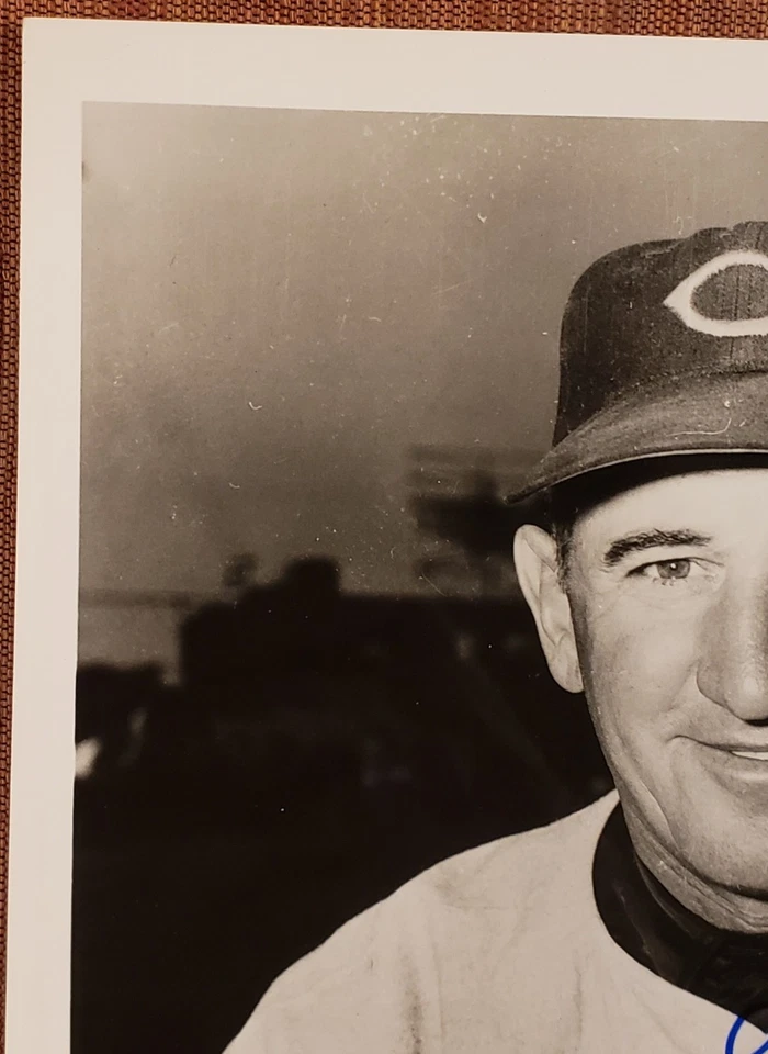 Al Lopez Auto Cleveland Indians Dodgers Pirates Baseball 8x10 Photo JSA HOF - Image 2 of 4