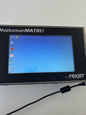 FoxJet Marksman MATRIX Operator Interface Panel Color Display Touch Panel