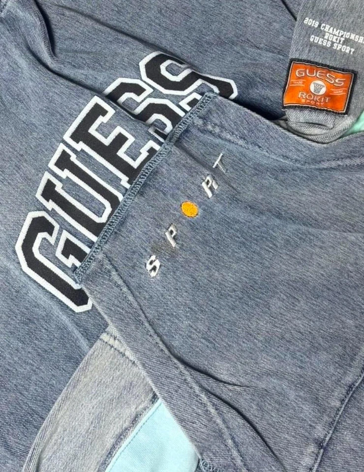 Guess x The ROKIT Sudadera con Capucha Colaboración Talla Grande Foto 3 de 4