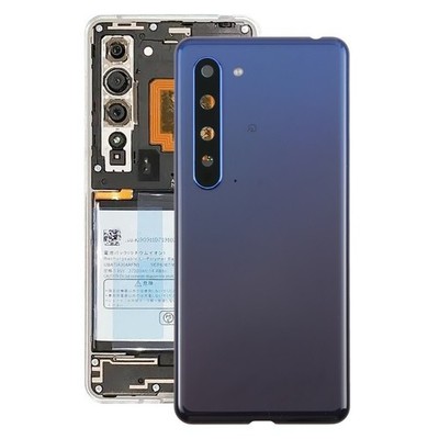 Für Sharp Aquos R5G Akku Backcover Blau