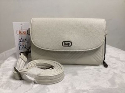 LUG Vault Matte Luxe VL RFID NWT - Metallic Bubble Cloud