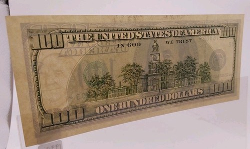 1999 $100 Hundred Dollar Bill Star Note B District F-2176B* - Circulated - Picture 9 of 10