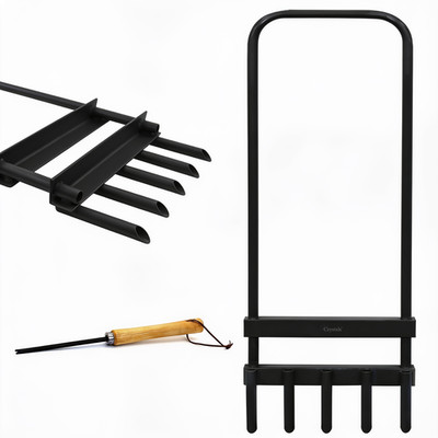 Hohlzinken 5 Erdspieß Hand Rasen Gras Bodenbelüfter Outdoor Garten & Reinigungswerkzeug