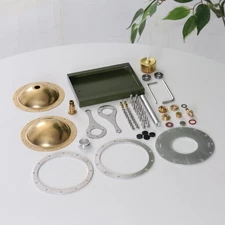 All-Metal DIY Steam Engine UFO Model Kit Assembly Science Gift