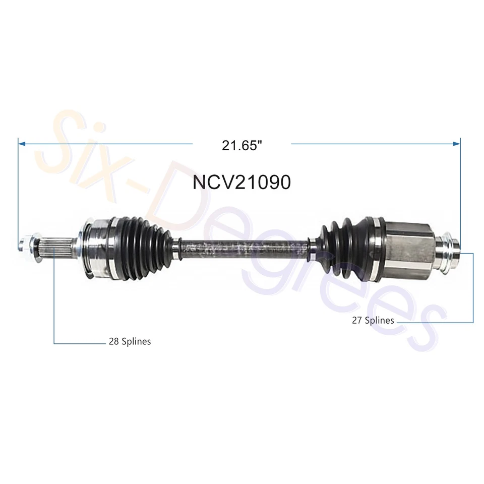 NCV21089 NCV21090 Rear CV Axle Shaft for 2005 2006-2012 Acura RL 3.5L 3.7L AWD - Imagem 2 de 4