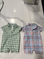 Janie And Jack Boys Romper 3-6 Months
