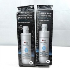 Genuine LG Water Filter Replacement Cartridge LT1000P/PC/PCS - New 2 Sealed Pack