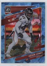 2021 Panini Donruss Optic Ice Prizm 1/15 Deion Jones #155 0ut