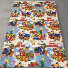 Edredón Nintendo Vintage Multicolor Super Mario Bros Legend of Zelda 1988 Twin