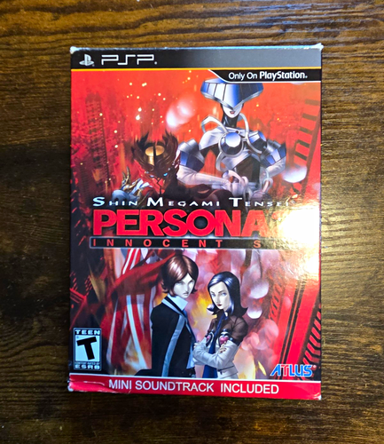 ATLUS Shin Megami Tensei Persona 2 Innocent Sin PSP NTSC-U/C T JRPG Manual