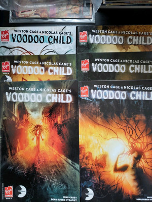 VOODOO CHILD CAGE KOMPLETT 1 2 3 4 5 6 VIRGIN COMICS CAREY HYRAPIET VOICES