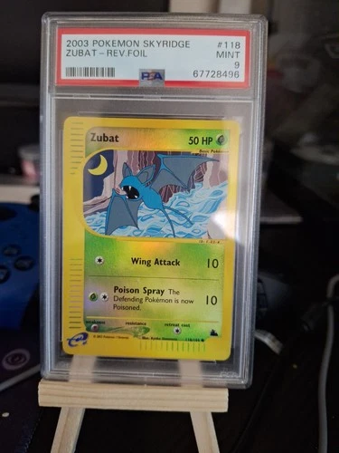 Pokemon Zubat Skyridge Reverse Holo #118 PSA 9 Mint
