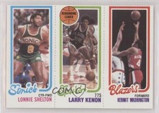 1980-81 Topps Lonnie Shelton Larry Kenon Kermit Washington #203-205-231 0a3