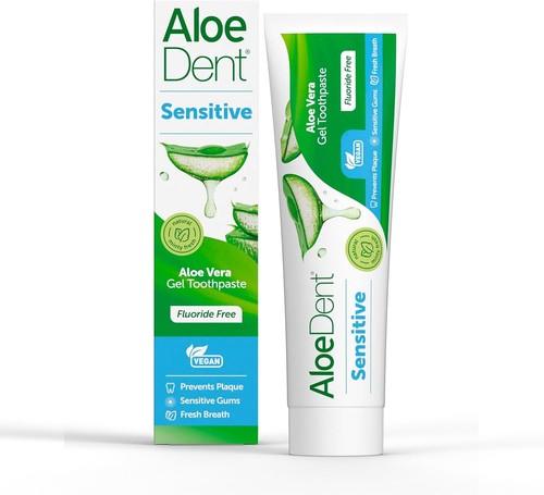 Aloe Dent Flouride-free Sensitive Toothpaste x 4