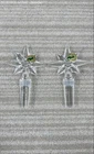 Vintage Set of 2 Waterford Crystal Congratulations Star Wine Bottle Stoppers EXC