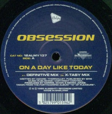 Obsession - On A Day Like Today (12'') (Near Mint (NM or M-)) - 2791458190