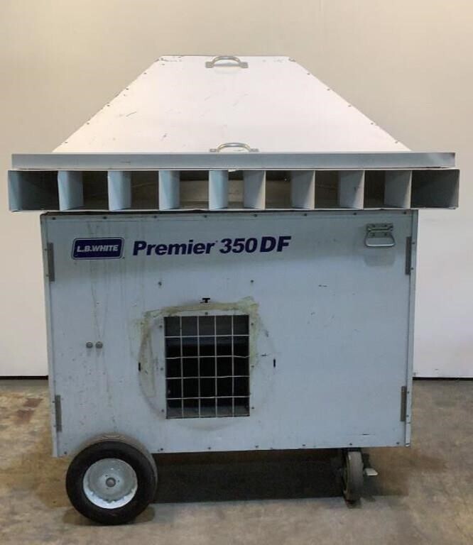 LB White Premier 350 Portable Forced Air Ductable Natural Gas/Propane Heater