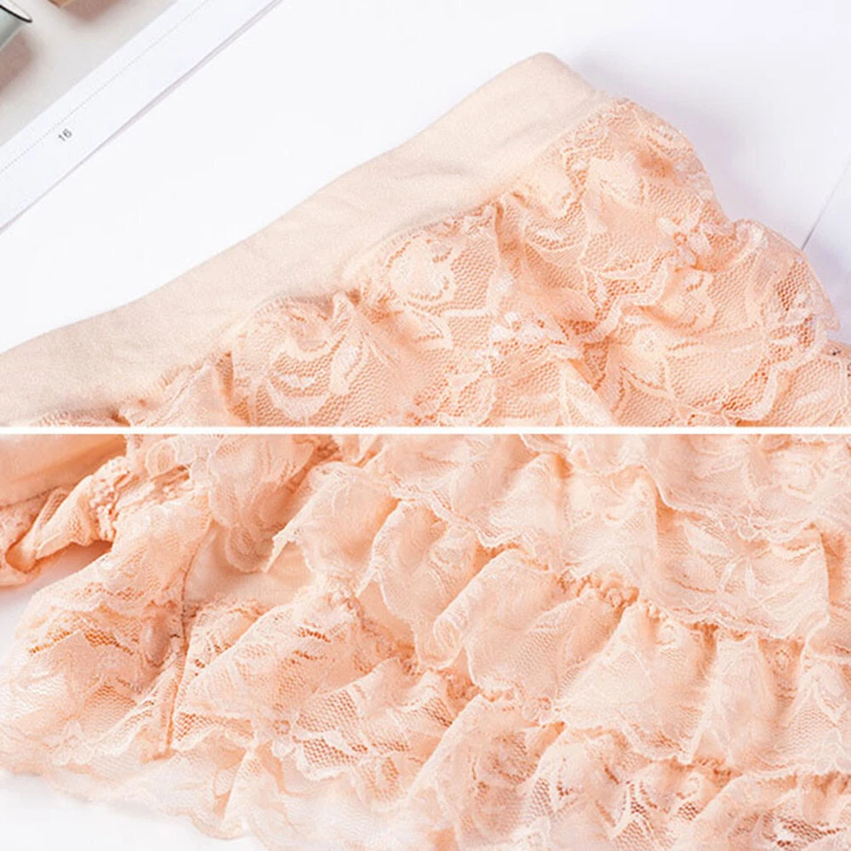 Para mujeres 6 Capas Encaje Bragas Sueltas Parte Inferior Delgada Ropa Interior Florers Pantalones Cortos Calzoncillos Foto 3 de 4