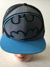 Youth Batman DC Comics SnapBack Adjustable Hat Emblems On 3 Sides Multi-Colored