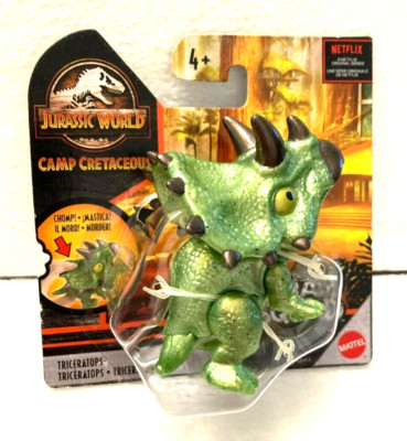 Jurassic World Camp Cretaceous- Snap Squad-TRICERATOPS- Metallic