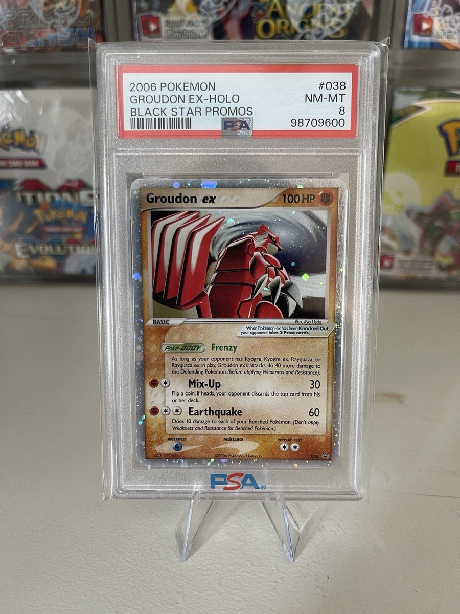 Groudon EX #038 Black Star Promos Holo PSA 8 | eBay