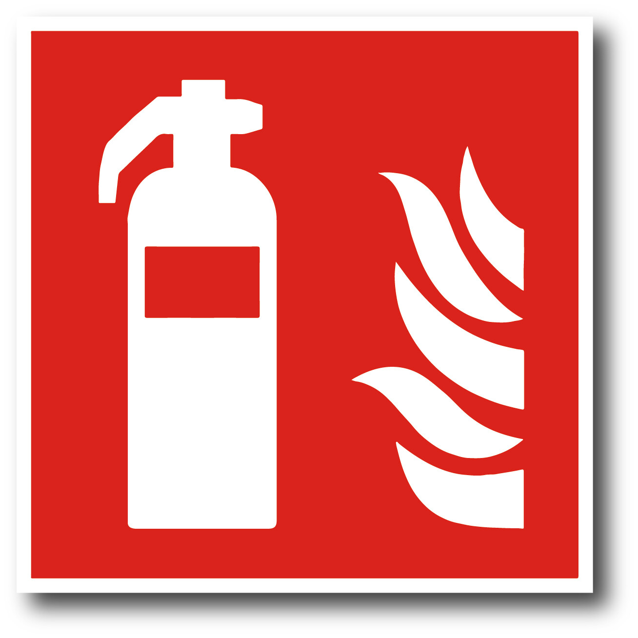 Feuerlöscher Brandschutzzeichen Symbol Aufkleber Schild Nachleuchtend ASR A1.3