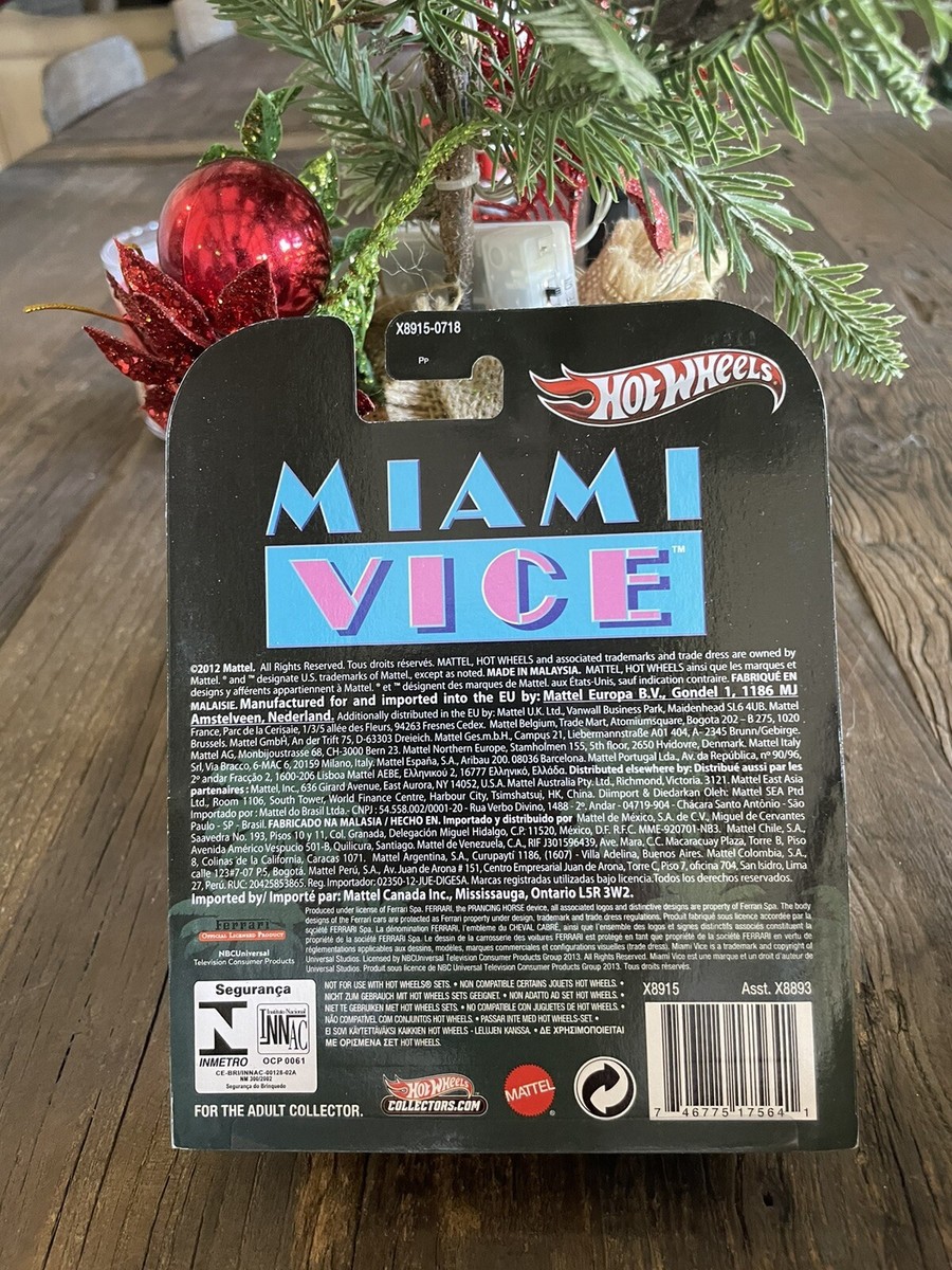 HOT WHEELS MIAMI VICE FERRARI F512 M | eBay