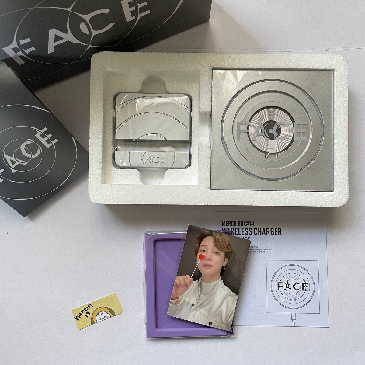 BTS JIMIN MERCH BOX #14 FACE Set Army Membership official BTS JIMIN MERCH BOX #14 FACE Set Army Membership official