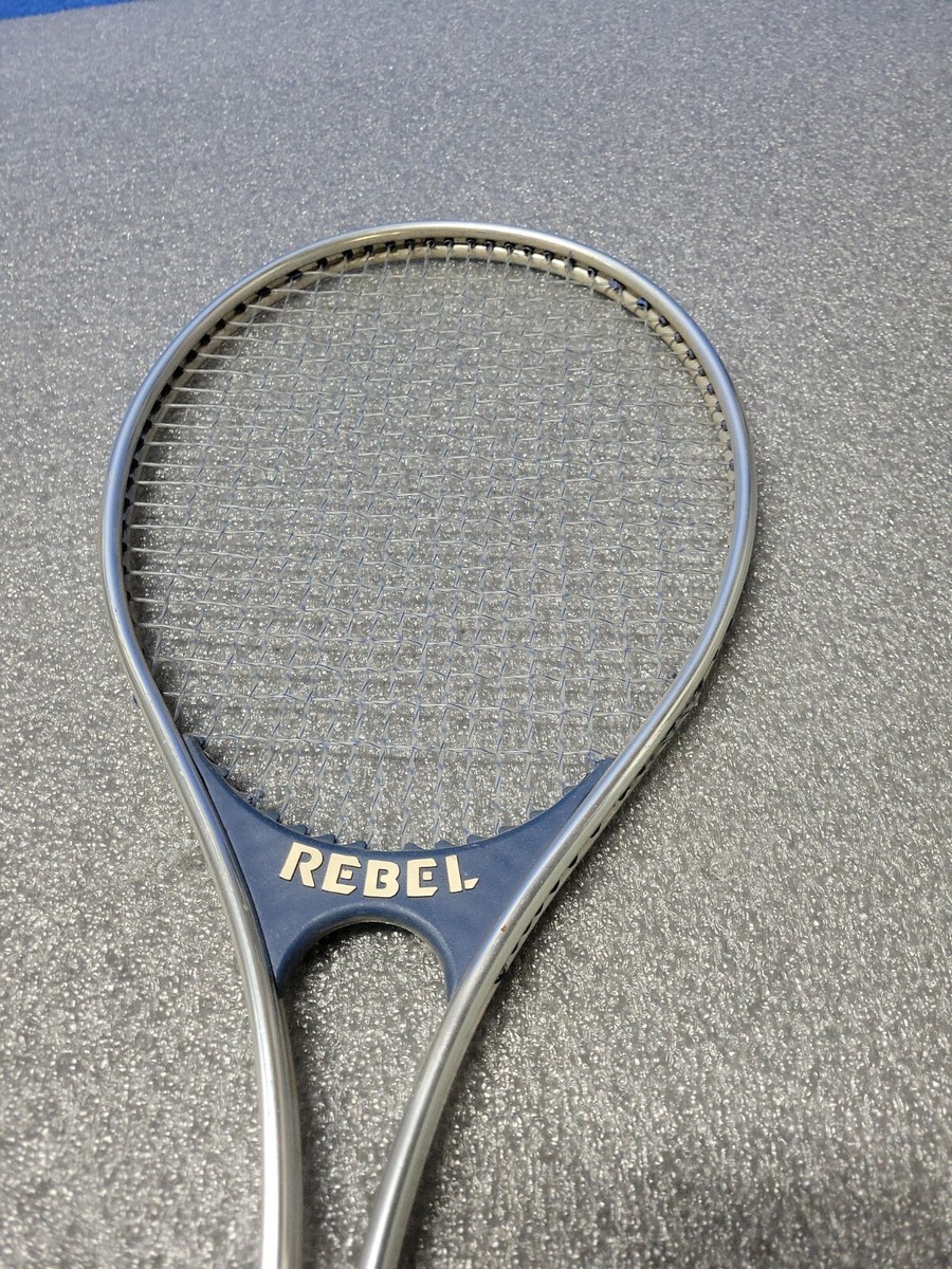 Raquette De Tennis Vintage Spalding Rebel Pro, Années 80, Avec Housse, Taille Moyenne