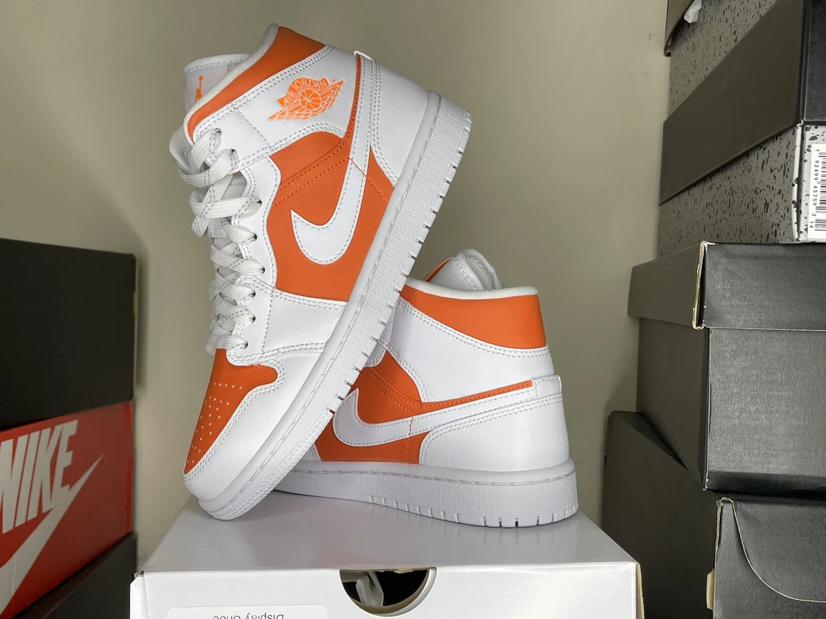 Air Jordan 1 Mid SE u0026#034;Bright Citrus Orangeu0026#034; Womenu0026#039;s Size 8  CZ0774-800 | eBay