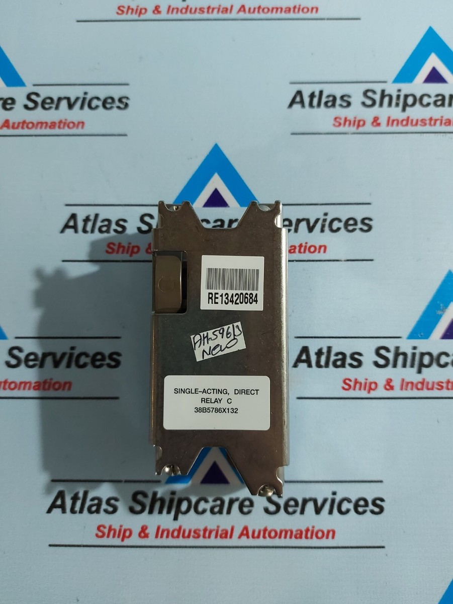 FISHER 38B5786X132 SINGLE ACTING DIRECT PNEUMATIC RELAY | eBay
