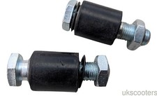 ukscooters LAMBRETTA FORK LINK PIVOT BOLTS COMPLETE NYLON BUSHES NUTS GP/LI/TV