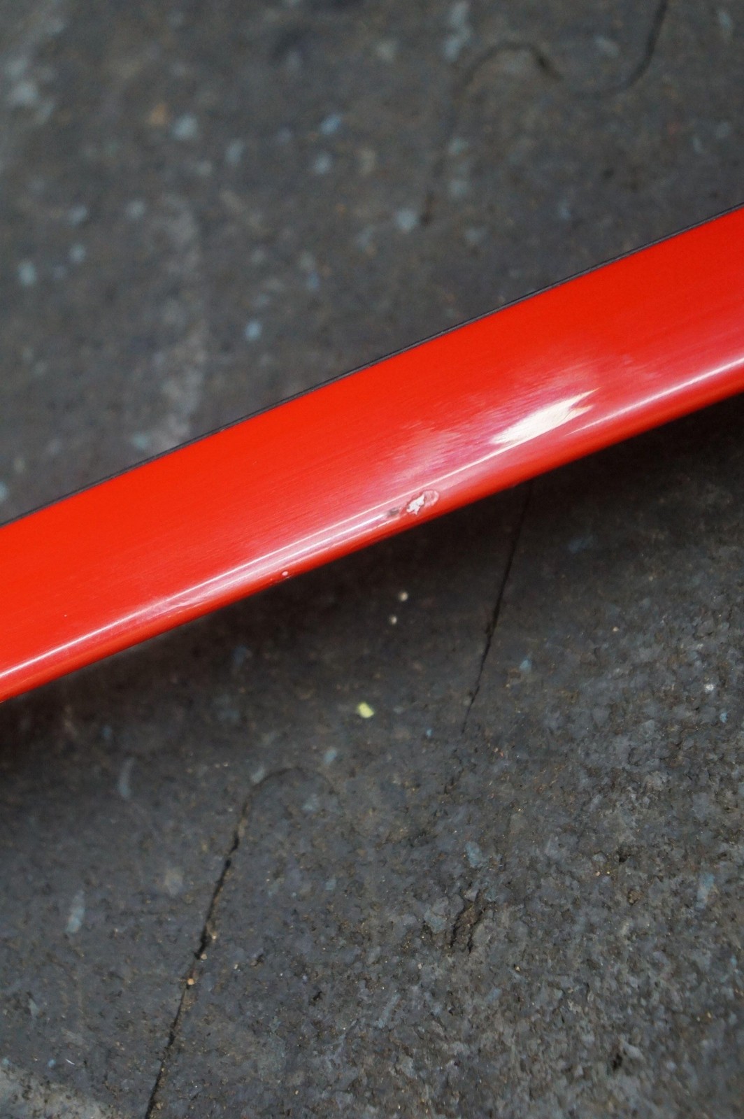 Left Driver Side Roof Gutter Trim Rosso Corsa Red 81524110 Ferrari 458 Italia