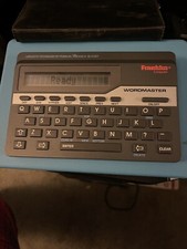 Franklin Wordmaster Deluxe Dictionary Merriam Webster Spell Check WM-1055 W/Case