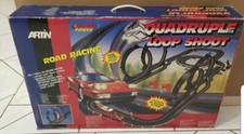 Vintage Car Racing Track Artin Quadruple Loop Shoot Road Racing 1970s