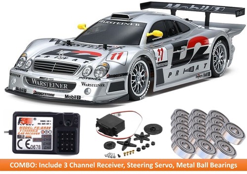 Tamiya 1997 Mercedes-Benz CLK-GTR 1/10 RC Car Kit 47437 TT-01E NO ESC AU COMBO