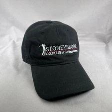 Stoneybrook Golf Club Hat Men Black Strapback Cap Golfing Heritage