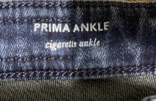 AG Adriano Goldschmied Blue Denim Prima Cigarette Ankle Jeans Damen Gr. 24 - Bild 5 von 5