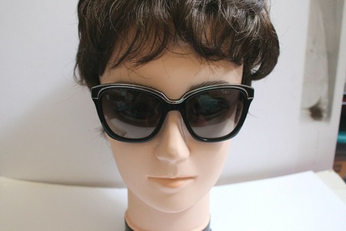 New, Authentic, Ladies' Diane von Furstenberg Kylie, Black Frame and Lens $146 - Picture 2 of 11