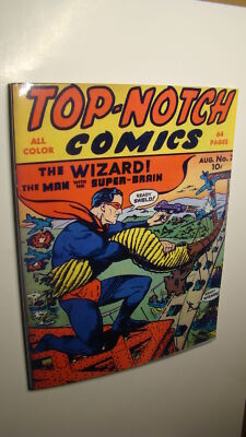 TOP-NOTCH COMICS 7 *NEW NM/MINT 9.8 NEW* MAGAZINE SIZE FACSIMILE THE WIZARD
