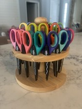 School Smart Paper Edger Scissors 6 1/2 X 2 1/2 Inches Assorted Colors Set Of 25