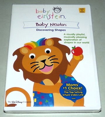 Disney Baby Einstein - Baby Newton Discovering Shapes (DVD, 2002) Music NEW