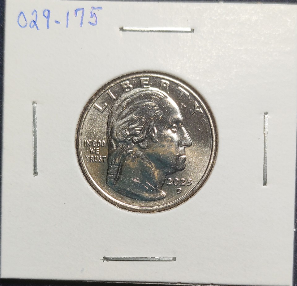 2023 D Jovita Idar Women's Quarter Strike Through Error Dot on