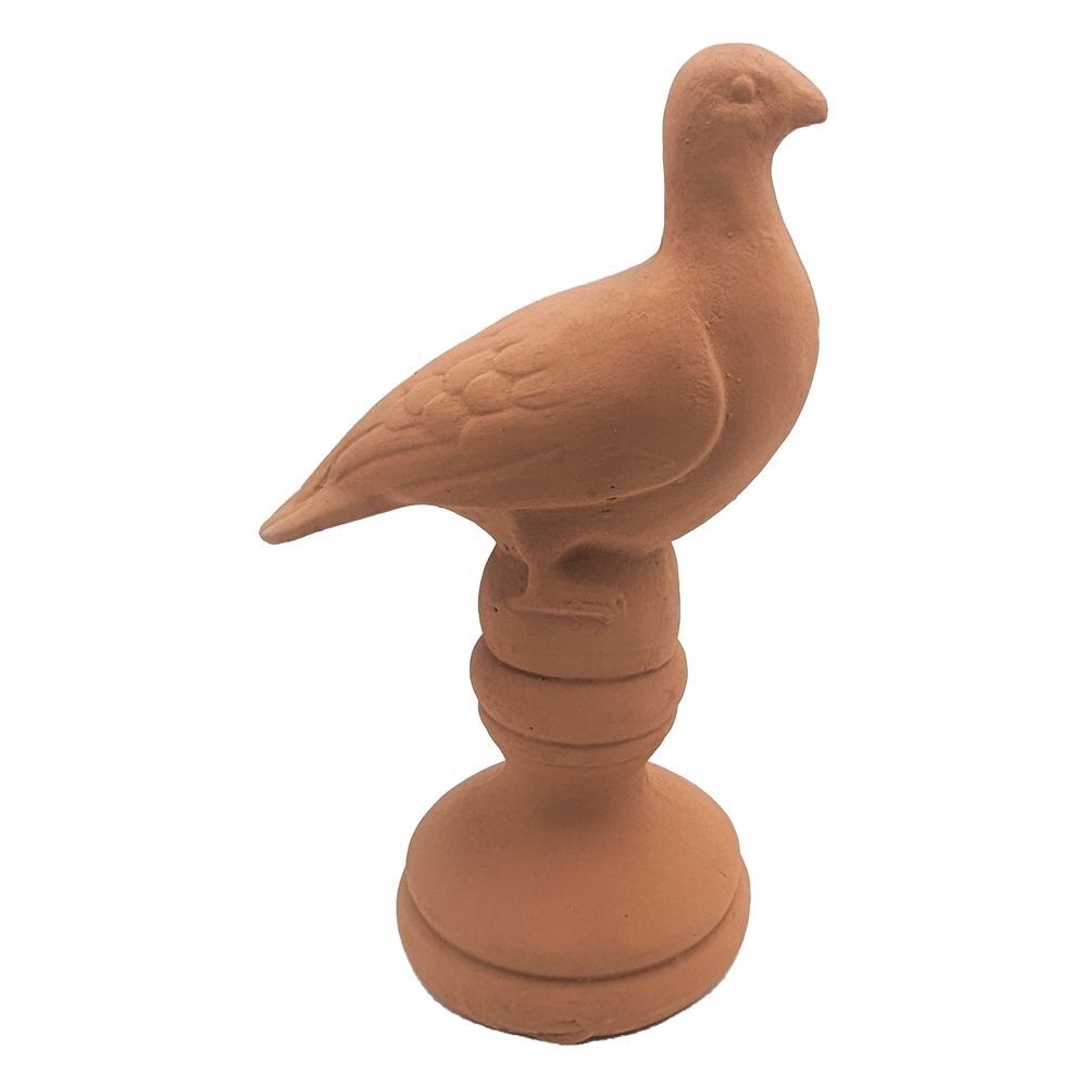 Epis de faîtage pigeon rouge en terre cuite pour couverture