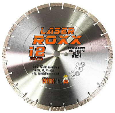 Neuentwicklung: LASER ROXX Diamanttrennscheibe Beton Granit | 125 - 350 mm