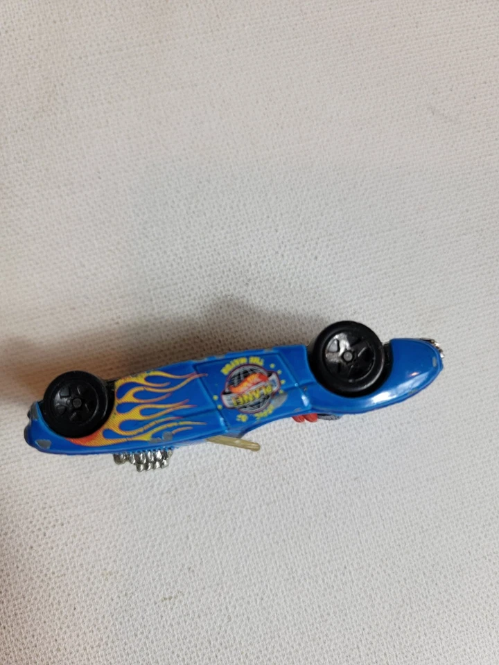 2000s Diecast Toy Car VTG Mattel Hot Wheels Austin Healey Blue - Image 3 of 4