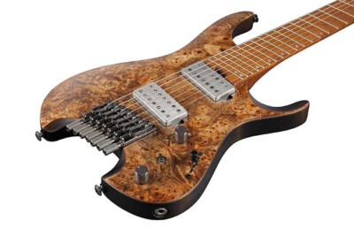 Ibanez QX527PB ABS 7-string Headless Electric - Antique Brown