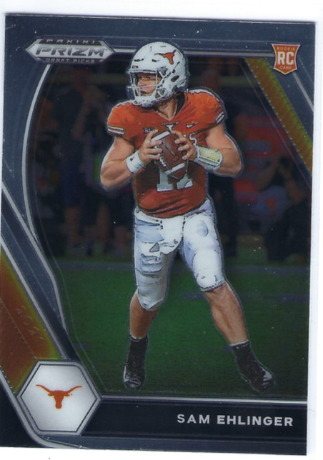 2021 PANINI PRIZM DRAFT PICKS SAM EHLINGER ROOKIE #131 Texas Longhorns Colts
